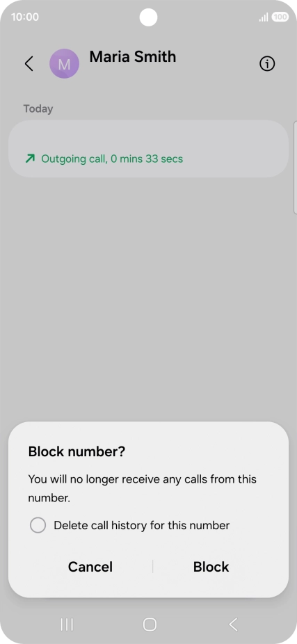 Press Block.