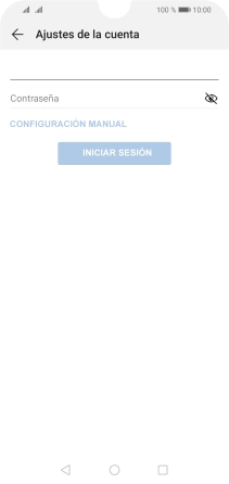 Pulsa Contraseña e introduce la contraseña de tu cuenta de correo electrónico.