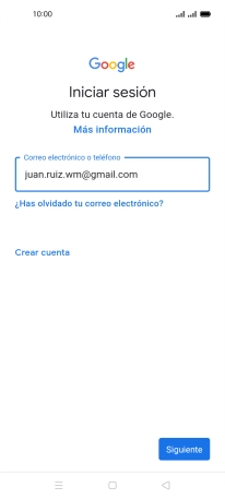 Pulsa Siguiente.