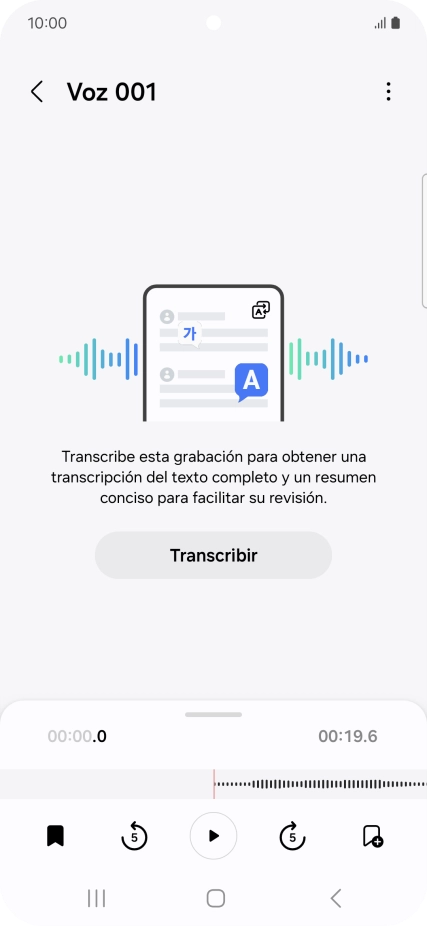 Pulsa Transcribir. Pulsa Transcribir.