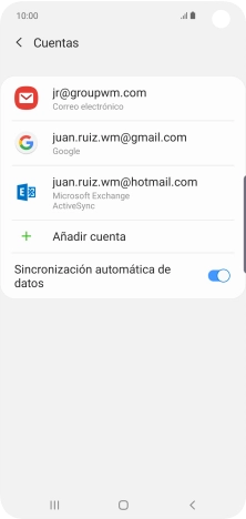 Pulsa el indicador junto a 