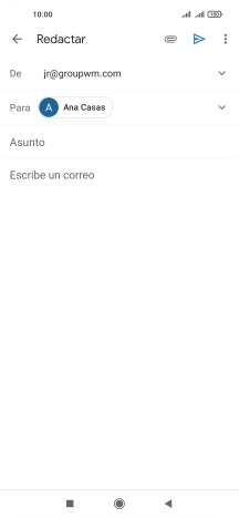 Pulsa Asunto e introduce el asunto deseado.