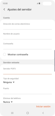 Pulsa la lista desplegable bajo 