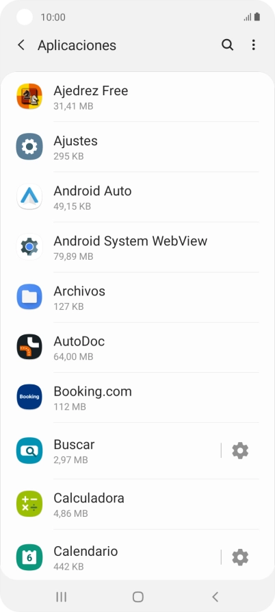 Pulsa la app deseada.