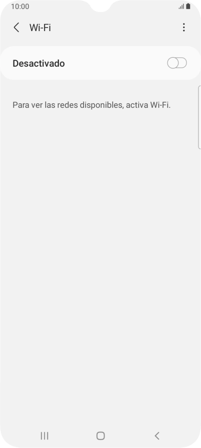 Pulsa el indicador para activar la función.