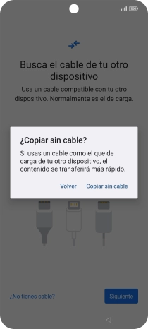 Pulsa Copiar sin cable.