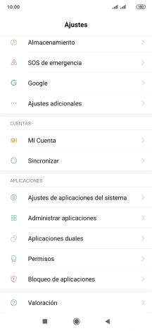 Pulsa Ajustes adicionales.