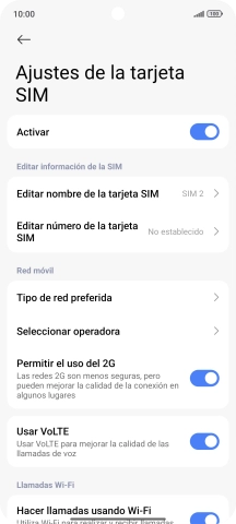 Pulsa el indicador junto a 