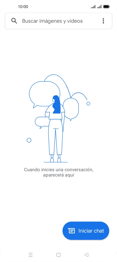Pulsa Iniciar chat.