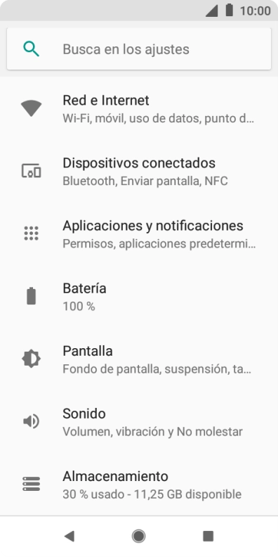 Pulsa Aplicaciones y notificaciones.