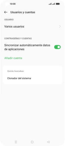 Pulsa Añadir cuenta.
