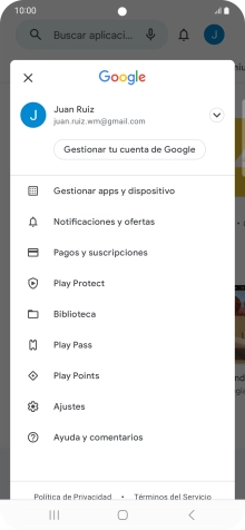 Pulsa Gestionar apps y dispositivo.