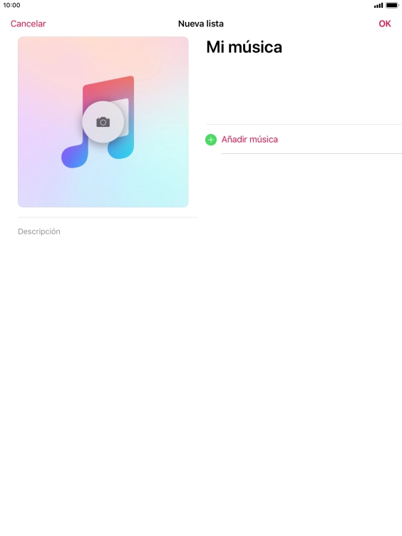 Pulsa Añadir música.