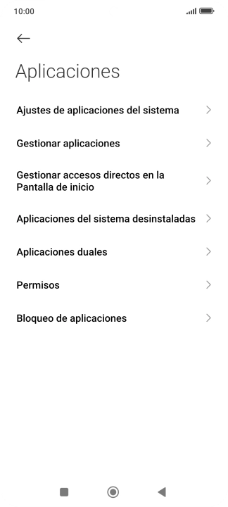 Pulsa Gestionar aplicaciones.