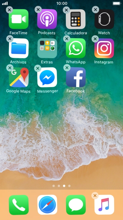 Pulsa el icono de eliminar.