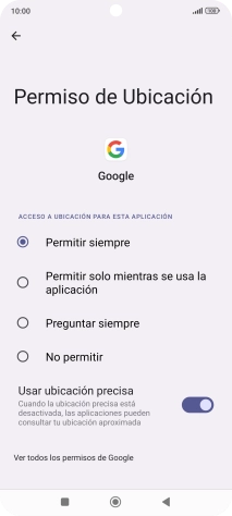 Pulsa el ajuste deseado.