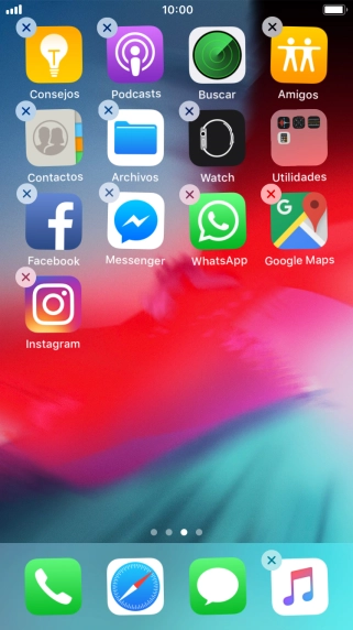 Pulsa el icono de eliminar.