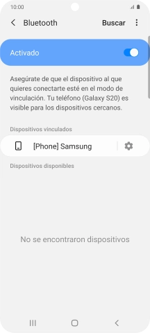 Pulsa la tecla de inicio para terminar y regresar a la pantalla de inicio.