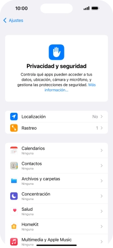 Pulsa Localización.
