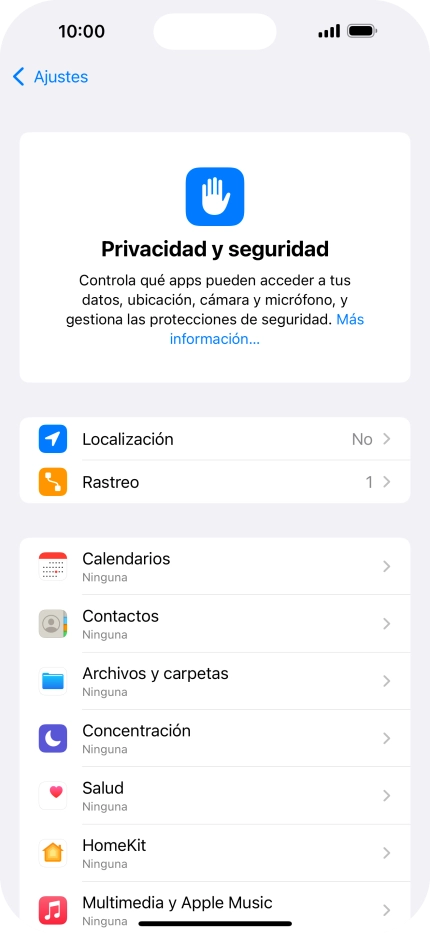 Pulsa Localización.