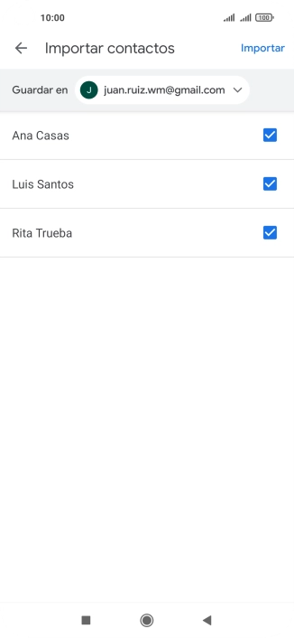 Pulsa la lista desplegable junto a 