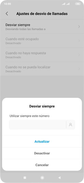 Pulsa Desactivar. Pulsa Desactivar.