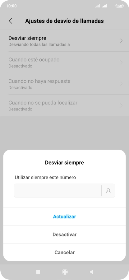 Pulsa Desactivar. Pulsa Desactivar.