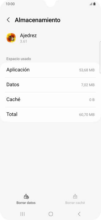 Pulsa la tecla de inicio para terminar y regresar a la pantalla de inicio.