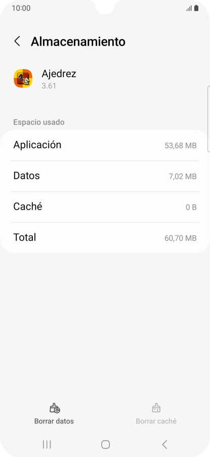 Pulsa la tecla de inicio para terminar y regresar a la pantalla de inicio.