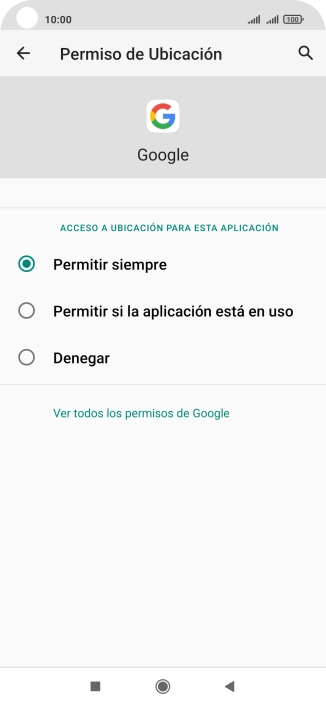 Pulsa el ajuste deseado.