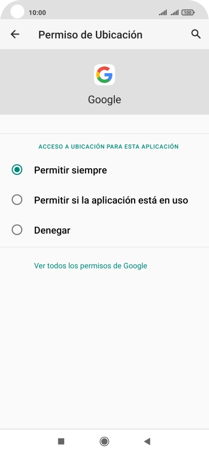 Pulsa el ajuste deseado.