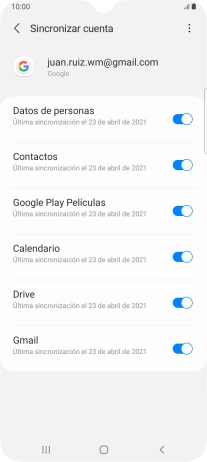 Pulsa la tecla de inicio para terminar y regresar a la pantalla de inicio.