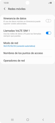 Pulsa Operadores de red.