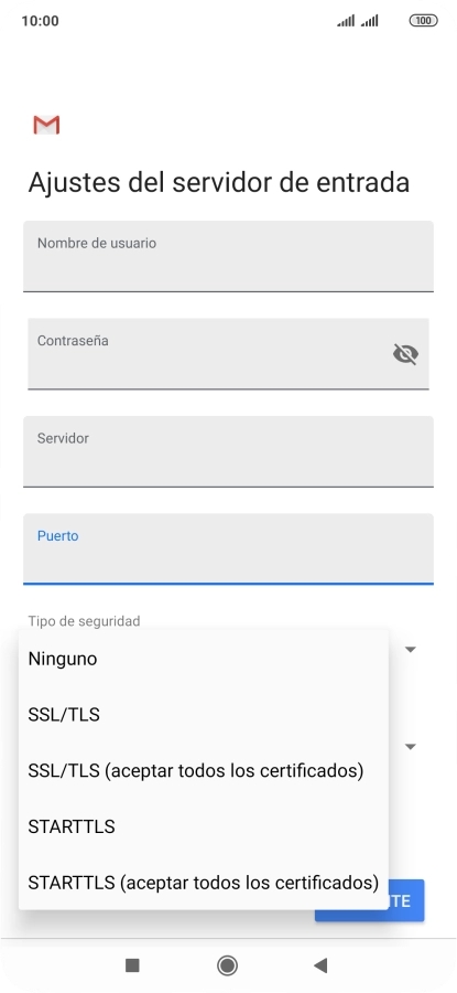 Pulsa Ninguno para desactivar la función. Pulsa Ninguno para desactivar la función.