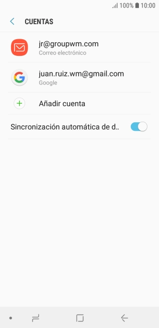 Pulsa la tecla de inicio para regresar a la pantalla de inicio.