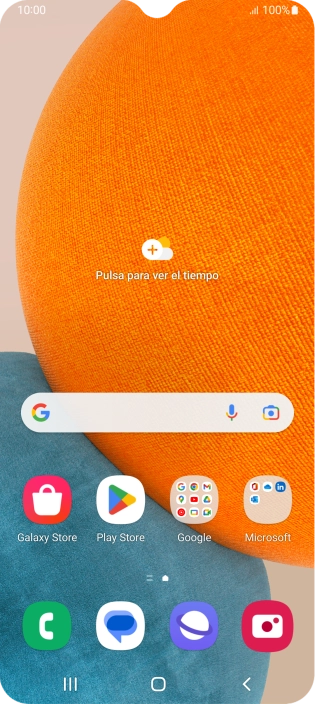 Desliza dos dedos hacia abajo desde la parte superior de la pantalla.