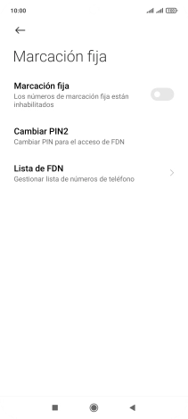 Pulsa el indicador junto a 