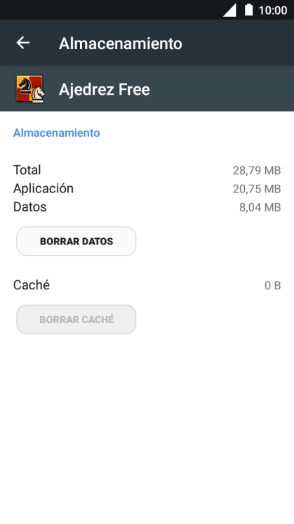 Pulsa la tecla de inicio para terminar y regresar a la pantalla de inicio.