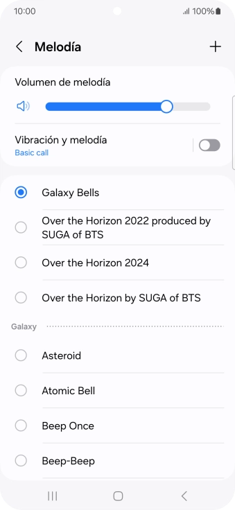 Pulsa los timbres de llamada deseados para escucharlos. Pulsa los timbres de llamada deseados para escucharlos.