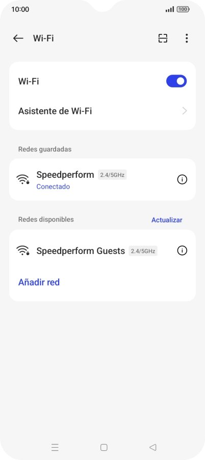 Pulsa la tecla de inicio para terminar y regresar a la pantalla de inicio.