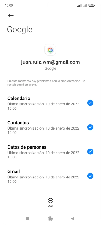 Pulsa la tecla de inicio para terminar y regresar a la pantalla de inicio.