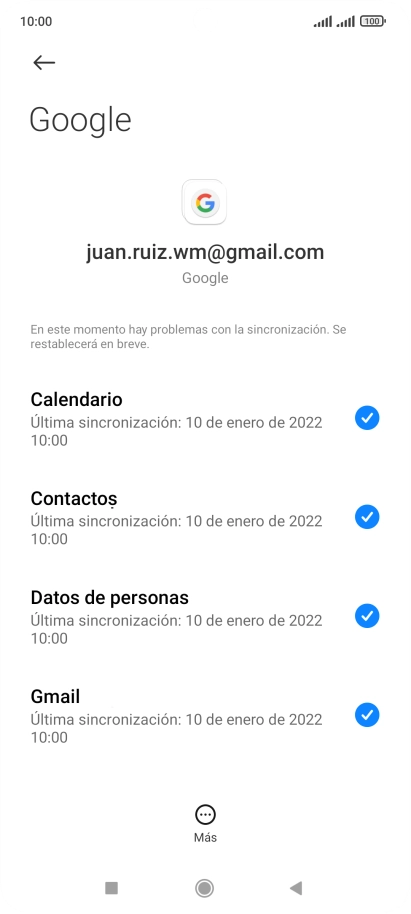 Pulsa la tecla de inicio para terminar y regresar a la pantalla de inicio.