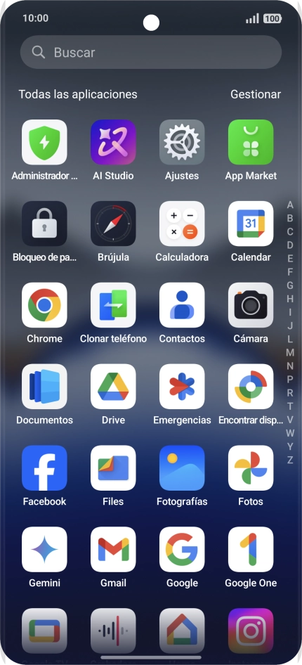 Pulsa Gemini. Si el teléfono lo solicita, sigue las indicaciones de la pantalla para activar la función.