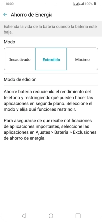 Pulsa la tecla de inicio para terminar y regresar a la pantalla de inicio.