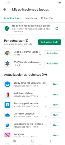 Pulsa Instaladas.