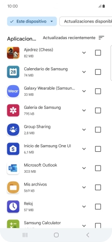 Pulsa la app deseada.
