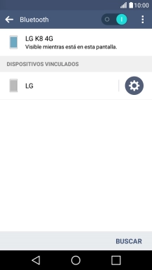 Pulsa la tecla de inicio para terminar y regresar a la pantalla de inicio.