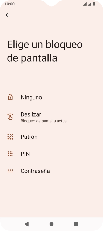 Pulsa Patrón.