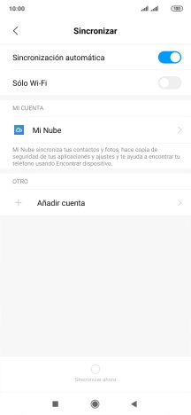 Pulsa Añadir cuenta.