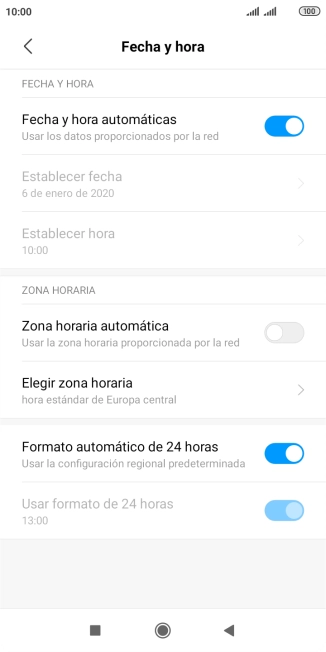 Pulsa el indicador junto a 